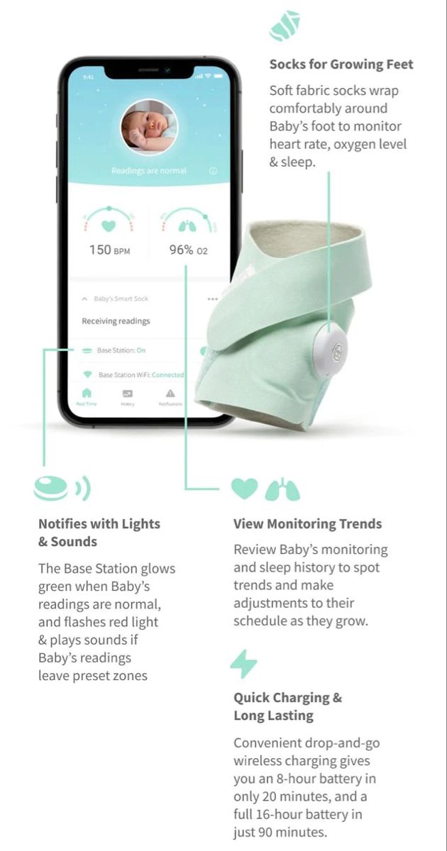 Owlet Smart Sock Baby Monitor 3