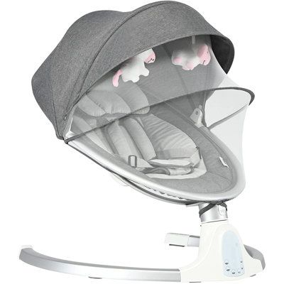 Electric baby swing- Automatic Rocker, comfortable, Adjustable speed, safe & soothing for newborns